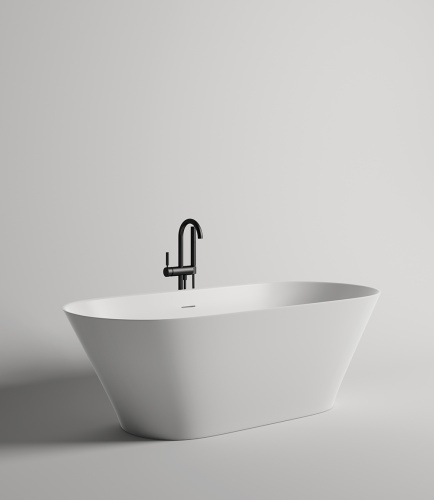 Ванна из литьевго мрамора Salini MONA 102911G 180х80 отдельностоящая овальная - фото 4